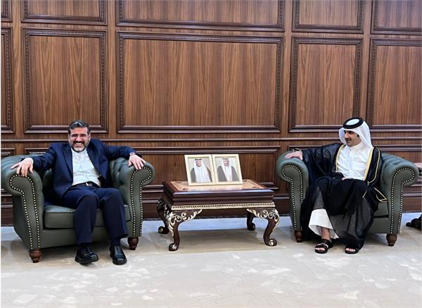 The Minister of Culture and Islamic Guidance met with the Minister of Culture of Qatar